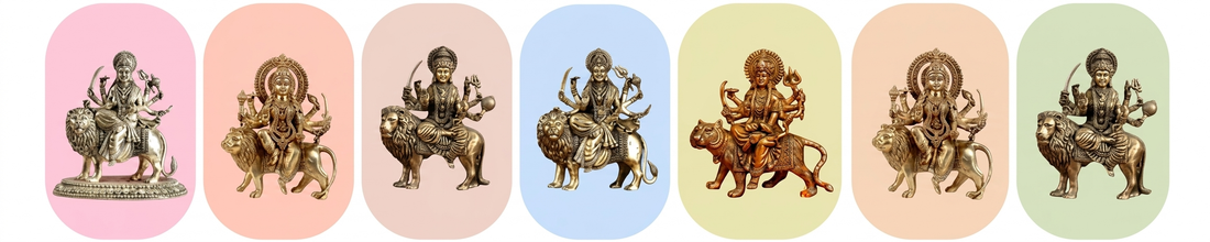 Buy BRASS MAA DURGA Idol Online