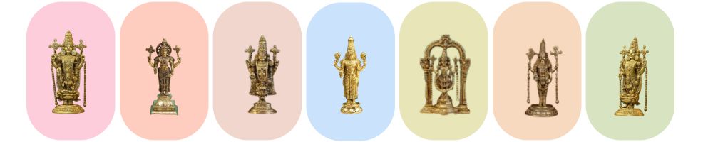 Buy Brass Tirupati Balaji Idol Online
