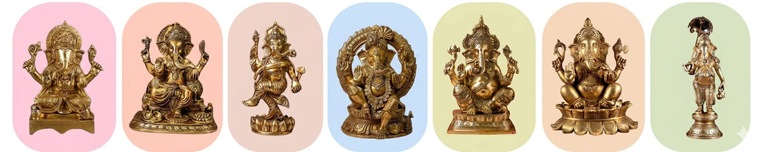 Buy Brass Ganesha Idol Online