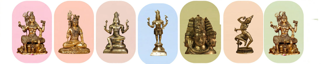 Buy Brass Shiva Parvati Idols Online