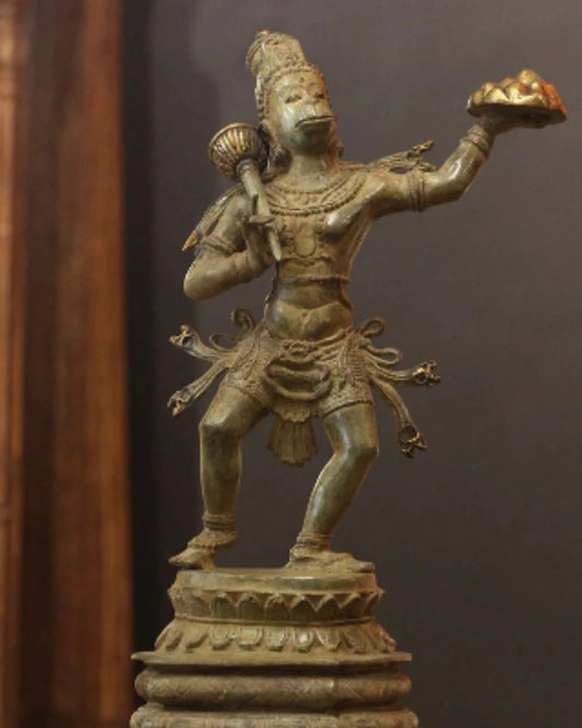 Balinese Bronze Hanuman Sculpture