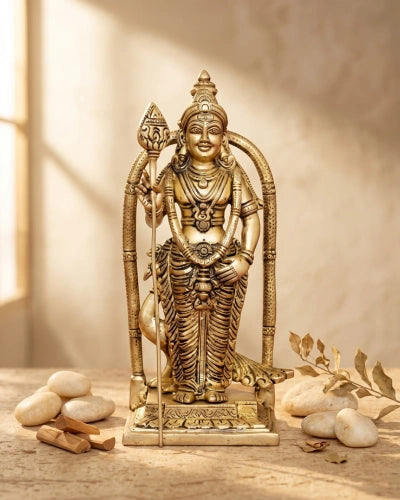 Buy Adoring Batu Malai Subramaniyan Brass Idol