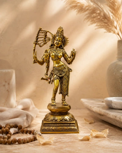 BRASS ARDHANARISHVARA (SHIVA-SHAKTI)