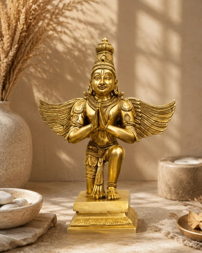 BRASS GARUDA SITTING