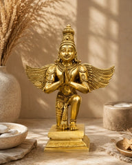 BRASS GARUDA SITTING