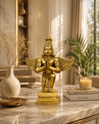 BRASS GARUDA SITTING