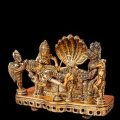 BRASS IDOL OF VISHNU PADMANATH