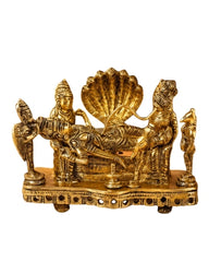 BRASS IDOL OF VISHNU PADMANATH