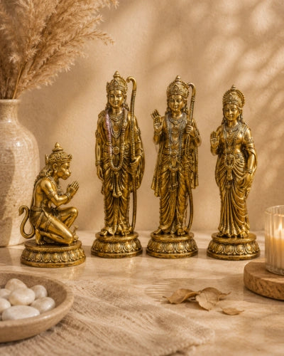 BRASS LORD RAMA DARBAR IDOL