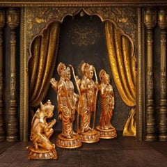 BRASS LORD RAMA DARBAR IDOL