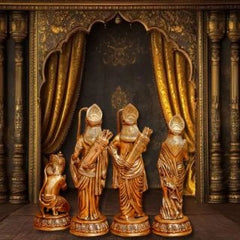 BRASS LORD RAMA DARBAR IDOL