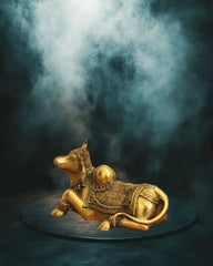 Buy Brass Nandi Carved