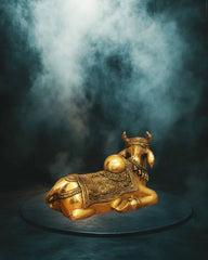 Buy Brass Nandi Carved