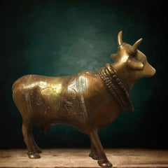 BRASS-STANDING-COW-4
