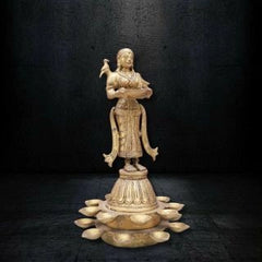 BRASS STANDING DEEP LAXMI