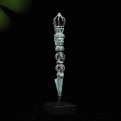 Balinese Bronze Dagger with Face of Buddha 18