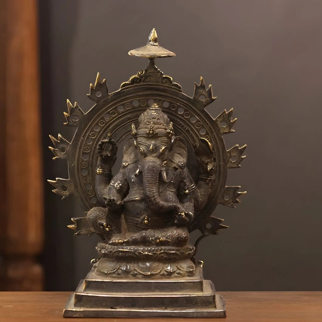 Balinese-Bronze-Ganesha