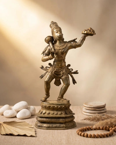 Balinese Bronze Hanuman Sculpture