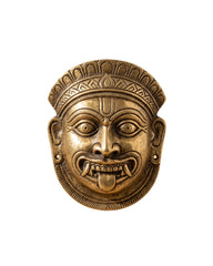Bhairav Mask Brass (Wall Hanging)
