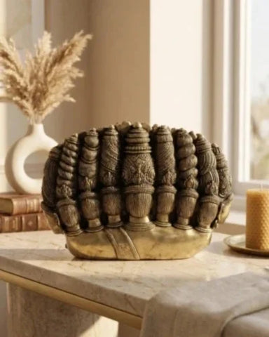 Brass 10 Headed Ravana Mandodri idol