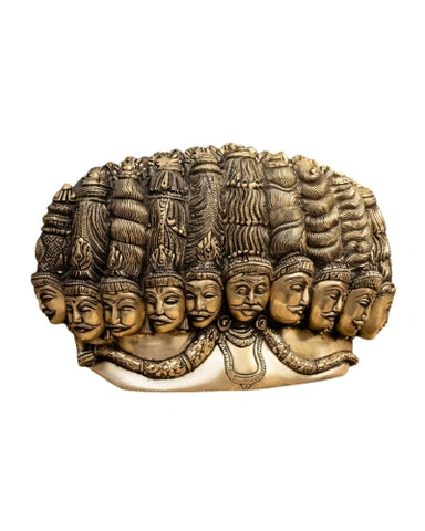 Brass 10 Headed Ravana Mandodri idol