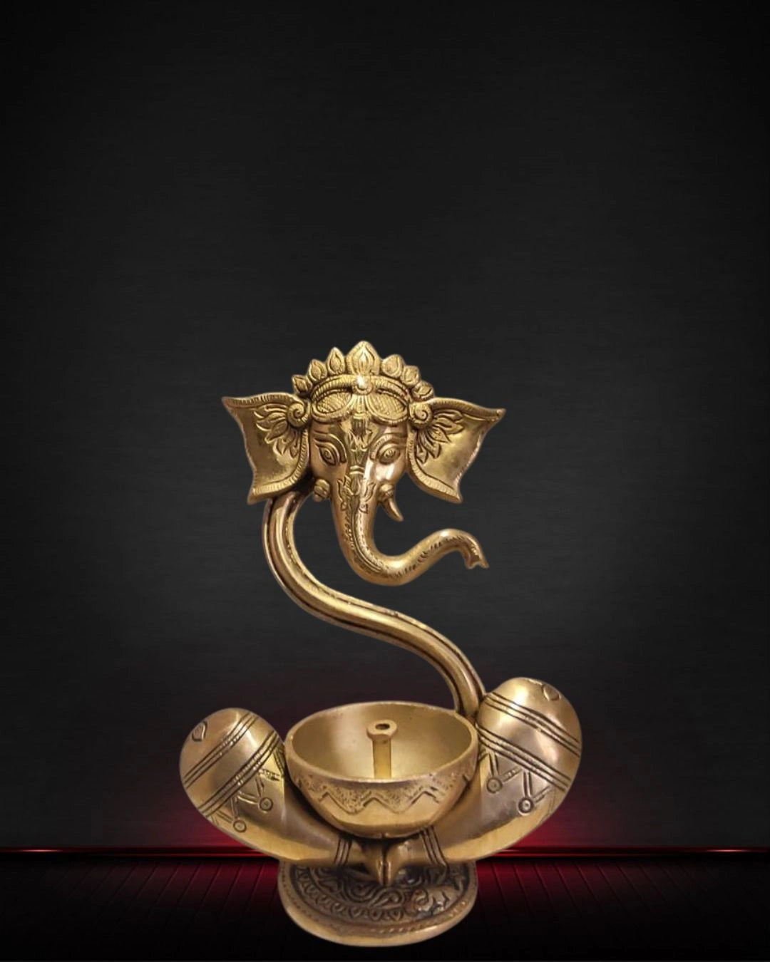 Brass-Abstract-ganesha-diya-4