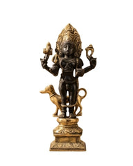Buy Brass Antique Kaal Bhairava Statue