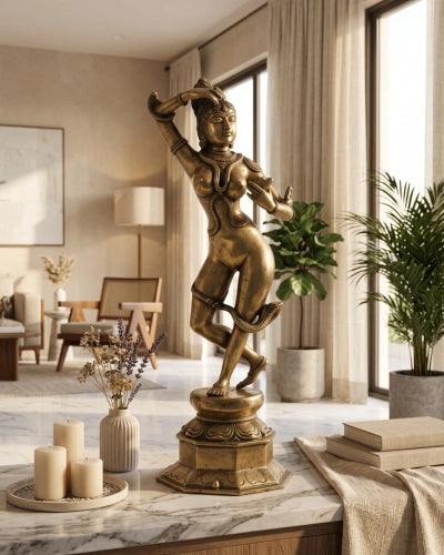 Buy Brass Apsara Courtesan
