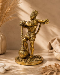Brass Bahubali Hanuman Statue