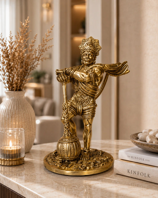 Brass Bahubali Hanuman Statue
