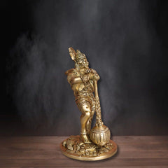Brass Bahubali Hanuman Statue