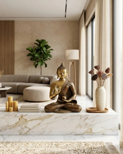 Brass Buddha Vitarka Mudra