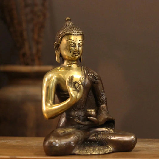 Brass Buddha Vitarka Mudra