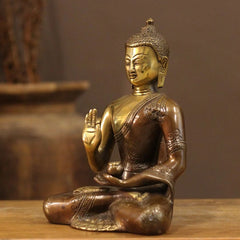 Brass Buddha Vitarka Mudra
