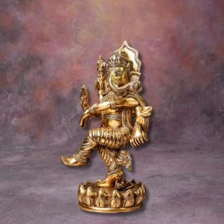 Brass Dancing Ganesh Large