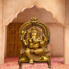 Brass Ganesha Idol
