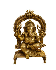Brass Ganesha Idol