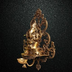 Brass-Ganesha-Wall-Hanging-Diya-4