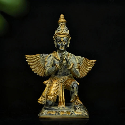 Buy Brass Garuda in Namaskar Mudra