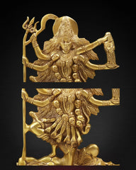 Buy Brass Goddess Kali Wall Hanging Lamps with Bells