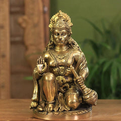 Brass Hanuman Sitting