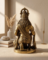 Brass Hanuman Sitting
