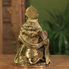 Brass Hanuman Sitting