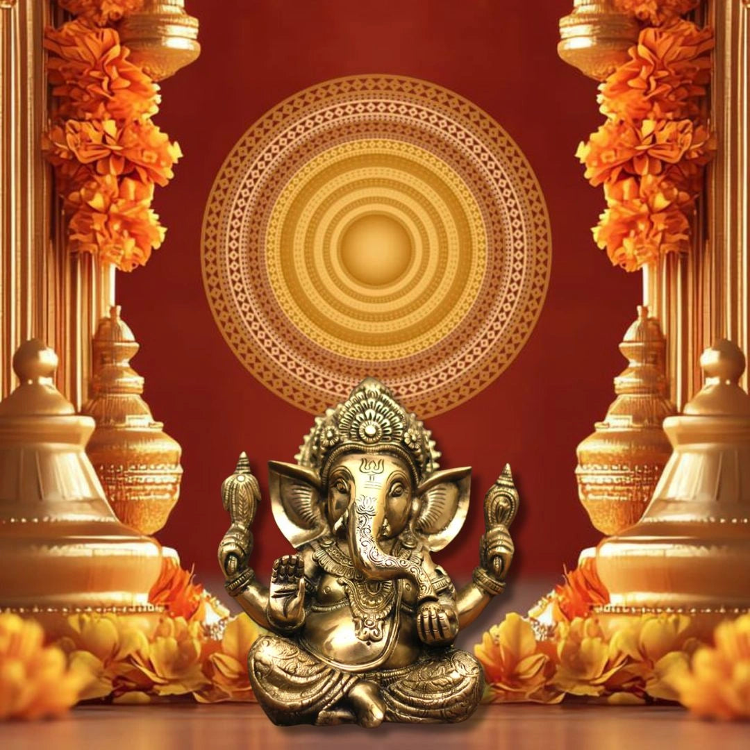 Brass Idol of Ganesha