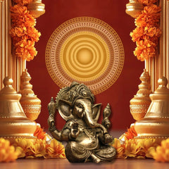 Brass Idol of Ganesha