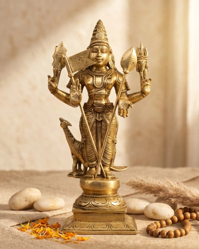 Buy Brass Idol of Lord Murugan