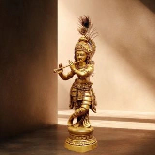 Brass Krishnaa Idol