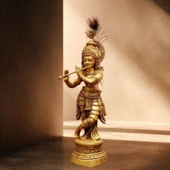 Brass Krishnaa Idol