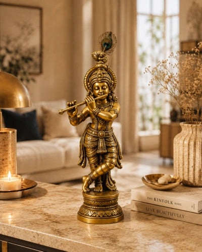 Brass Krishnaa Idol