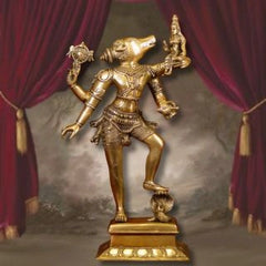 Brass Lakshmi Varahar Idol